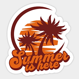 Summer Is Here Sticker